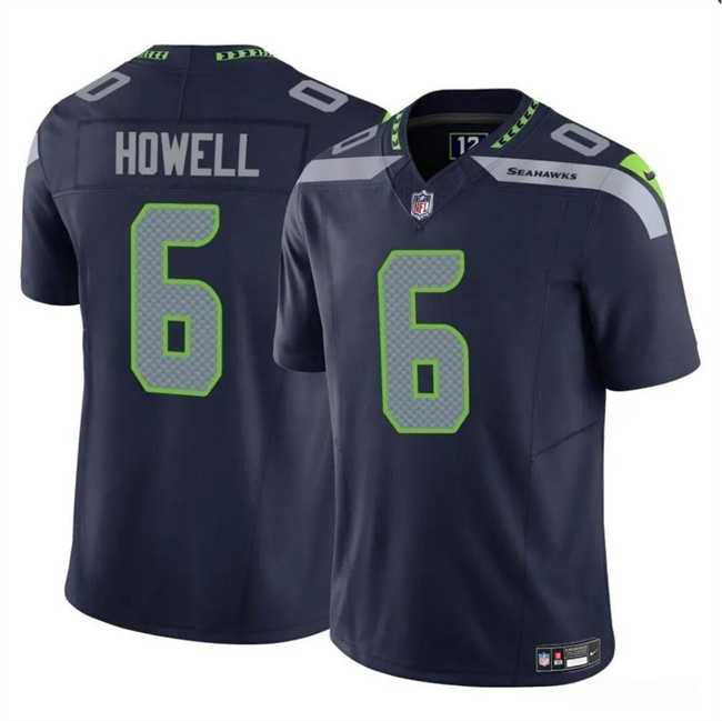 Men & Women & Youth Seattle Seahawks #6 Sam Howell Navy 2023 F.U.S.E. Vapor Limited Football Stitched Jersey->seattle seahawks->NFL Jersey